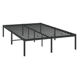 Vidaxl bedframe metaal zwart 135x190 cm