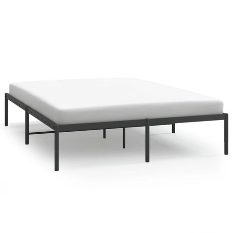 Vidaxl bedframe metaal zwart 140x200 cm