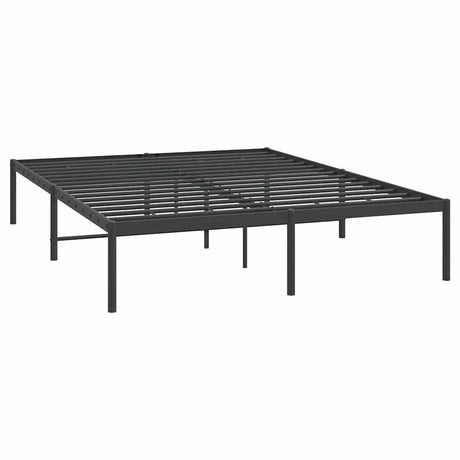 Vidaxl bedframe metaal zwart 140x200 cm