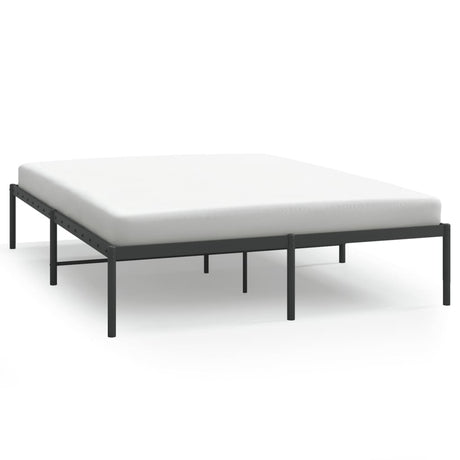 Vidaxl bedframe metaal zwart 150x200 cm