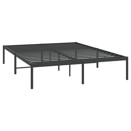 Vidaxl bedframe metaal zwart 150x200 cm