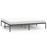 Vidaxl bedframe metaal zwart 183x213 cm