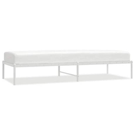 Vidaxl bedframe metaal wit 80x200 cm