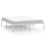 Vidaxl bedframe metaal wit 140x200 cm