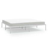 Vidaxl bedframe metaal wit 180x200 cm