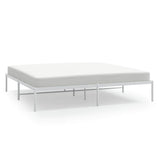 Vidaxl bedframe metaal wit 183x213 cm