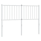 Vidaxl vervangend hoofdbord metaal wit 120 cm