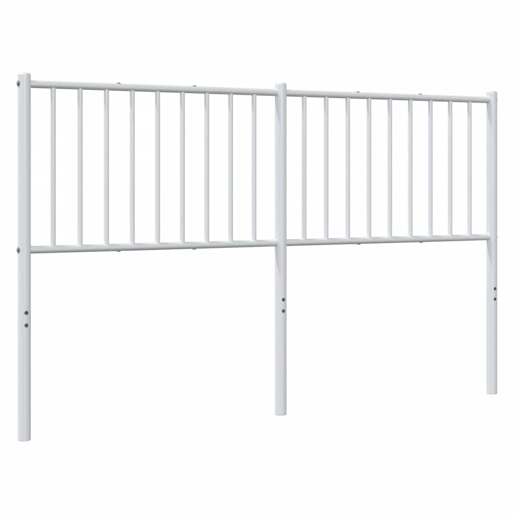 Vidaxl vervangend hoofdbord metaal wit 160 cm
