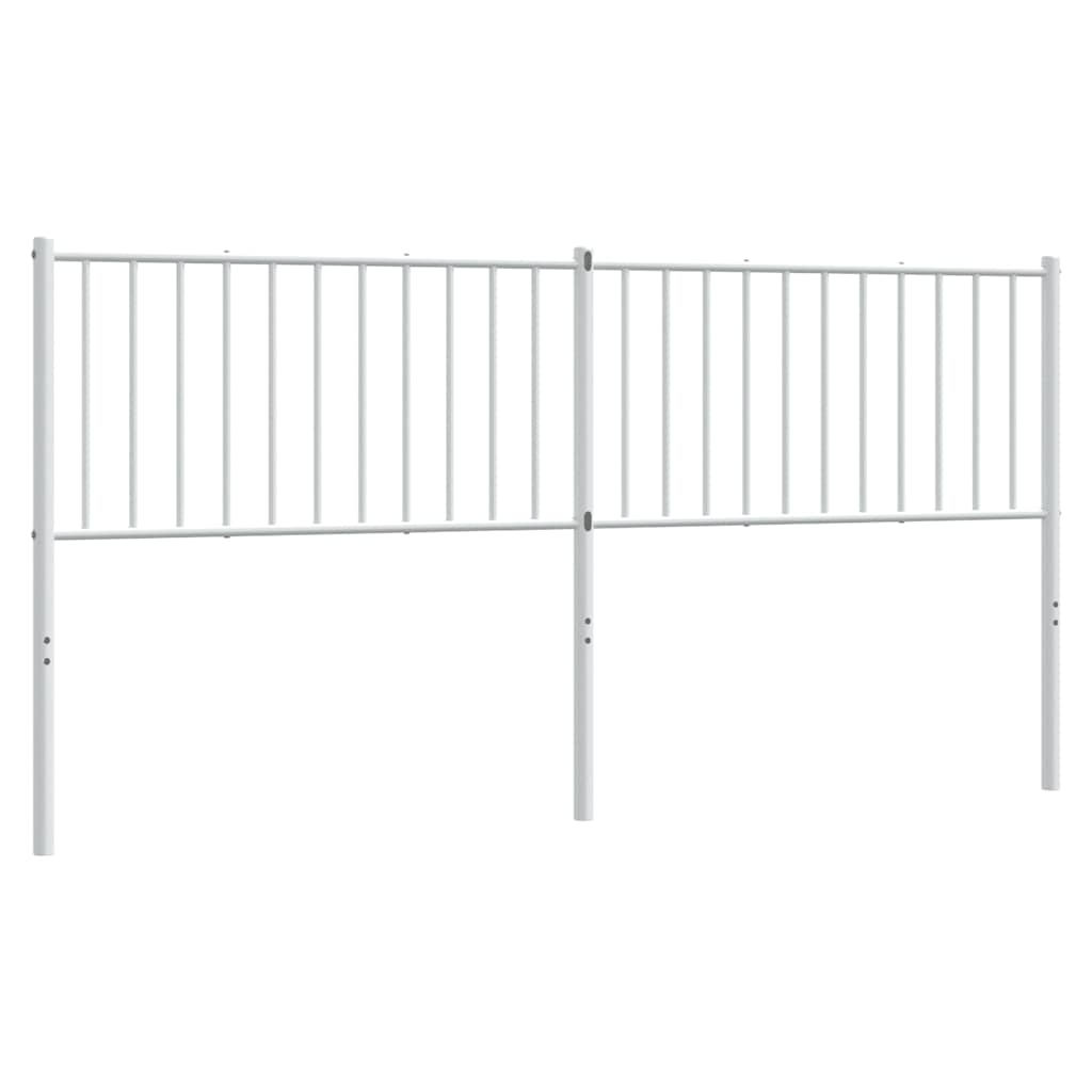 Vidaxl vervangend hoofdbord 180 cm metaal wit