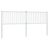 Vidaxl vervangend hoofdbord 180 cm metaal wit