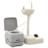 Vidaxl Camping Wilet e Washbasin con serbatoio dell'acqua