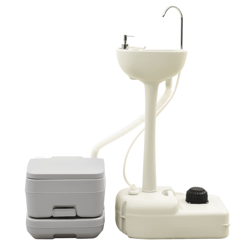 Vidaxl Camping Wilet e Washbasin con serbatoio dell'acqua