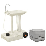 Vidaxl Camping toilet and Washbasin Portable