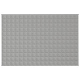 Vidaxl verzwaringsdeken 122x183 cm 5 kg stof grijs
