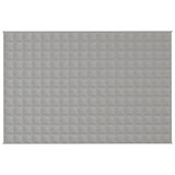Vidaxl verzwaringsdeken 122x183 cm 9 kg stof grijs