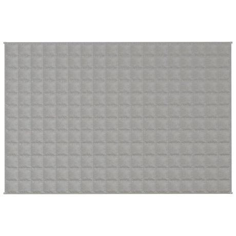Vidaxl verzwaringsdeken 122x183 cm 9 kg stof grijs