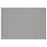 Vidaxl verzwaringsdeken 135x200 cm 6 kg stof grijs