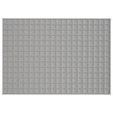 Vidaxl verzwaringsdeken 137x200 cm 6 kg stof grijs