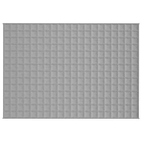 Vidaxl verzwaringsdeken 137x200 cm 6 kg stof grijs