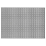 Vidaxl verzwaringsdeken 140x200 cm 6 kg stof grijs