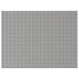 Vidaxl verzwaringsdeken 152x203 cm 7 kg stof grijs