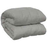 Vidaxl verzwaringsdeken 200x230 cm 13 kg stof grijs