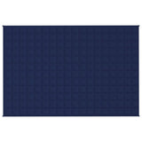 Vidaxl verzwaringsdeken 122x183 cm 9 kg stof blauw