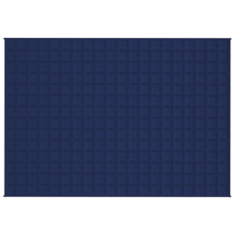 Vidaxl verzwaringsdeken 135x200 cm 6 kg stof blauw