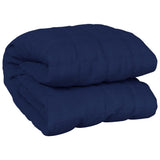 VidaXL Weakage blanket 137x200 cm 6 kg of fabric blue