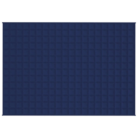 Vidaxl verzwaringsdeken 140x200 cm 6 kg stof blauw