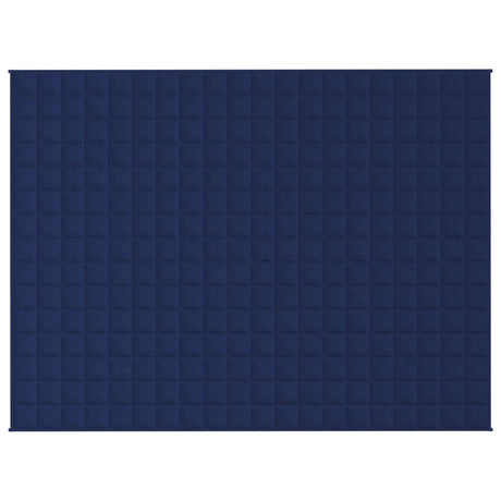 Vidaxl verzwaringsdeken 152x203 cm 11 kg stof blauw