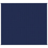 Vidaxl verzwaringsdeken 200x230 cm 9 kg stof blauw