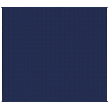 Vidaxl verzwaringsdeken 200x230 cm 9 kg stof blauw
