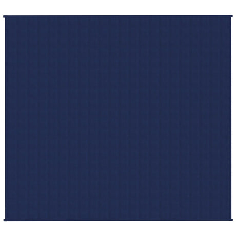 Vidaxl verzwaringsdeken 200x230 cm 13 kg stof blauw