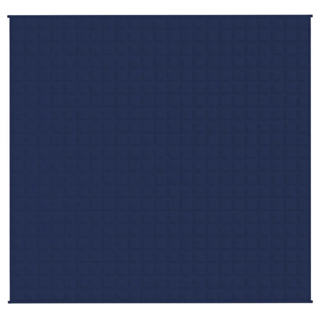 Vidaxl verzwaringsdeken 220x230 cm 11 kg stof blauw