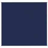 Vidaxl verzwaringsdeken 220x240 cm 11 kg stof blauw