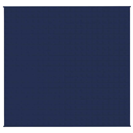 Vidaxl verzwaringsdeken 220x240 cm 11 kg stof blauw