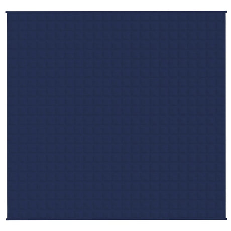 Vidaxl verzwaringsdeken 220x230 cm 15 kg stof blauw