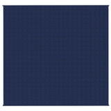 Vidaxl verzwaringsdeken 220x240 cm 15 kg stof blauw