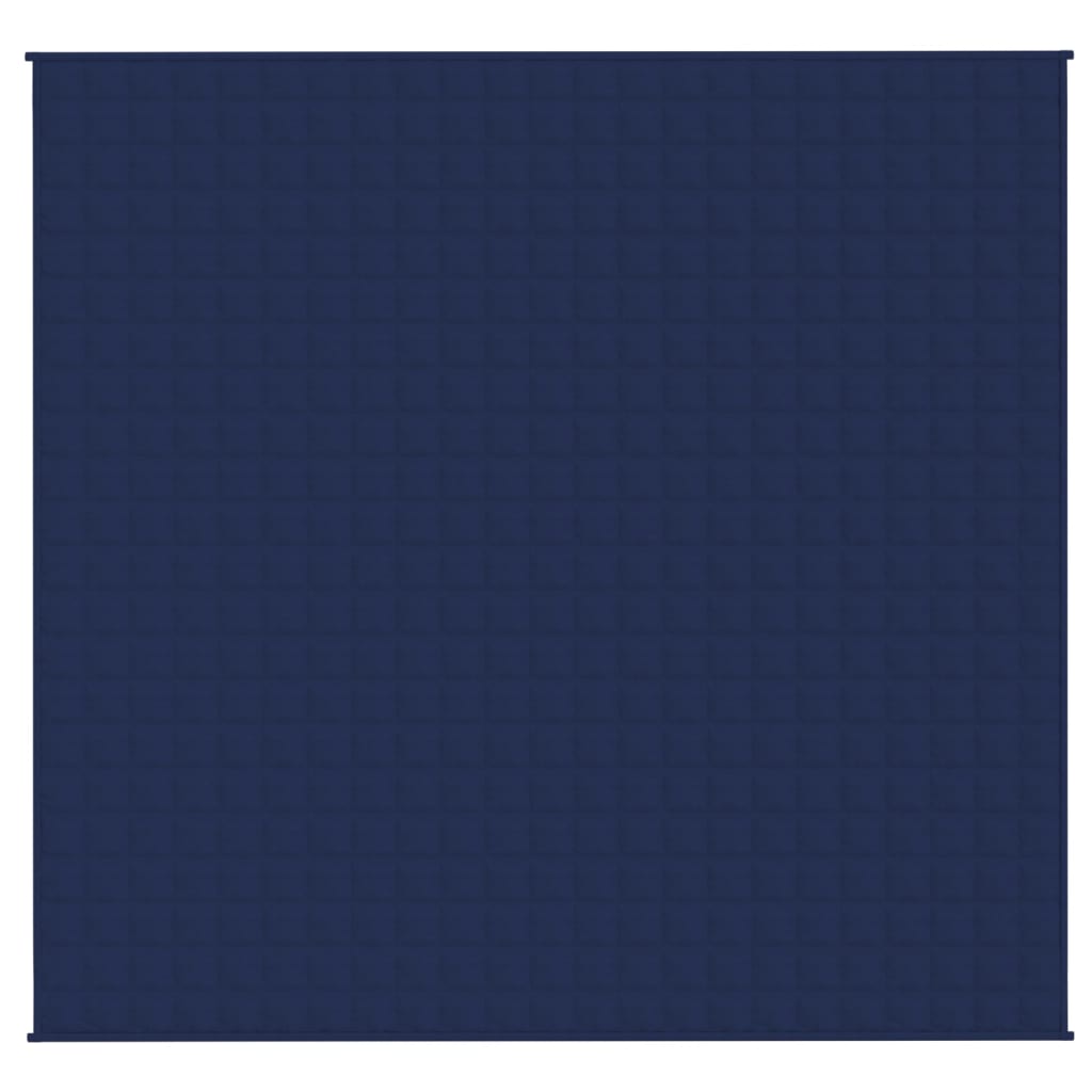 VIDAXL FAIBLAGE COUVERTURE 220X240 cm 15 kg de tissu bleu