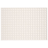 Vidaxl verzwaringsdeken 135x200 cm 10 kg stof lichtcrèmekleurig
