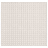 Vidaxl verzwaringsdeken 220x230 cm 15 kg stof lichtcrèmekleurig