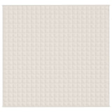 Vidaxl verzwaringsdeken 220x240 cm 15 kg stof lichtcrèmekleurig