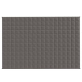 Vidaxl verzwaringsdeken 122x183 cm 5 kg stof grijs