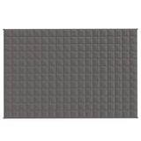 Vidaxl verzwaringsdeken 122x183 cm 9 kg stof grijs