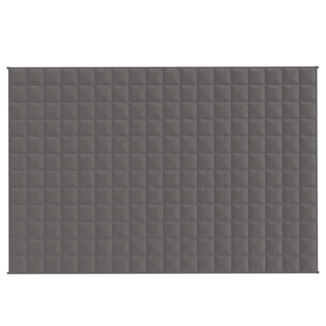 Vidaxl verzwaringsdeken 122x183 cm 9 kg stof grijs