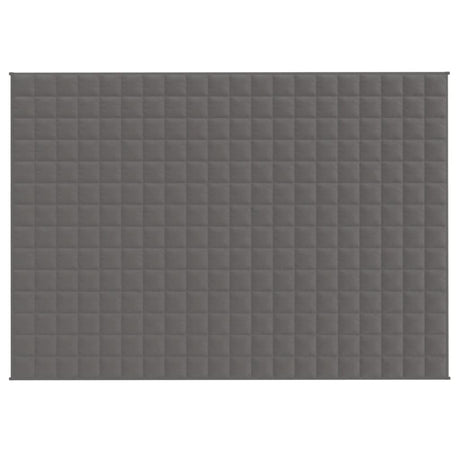 Vidaxl verzwaringsdeken 140x200 cm 10 kg stof grijs