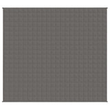 Vidaxl verzwaringsdeken 200x220 cm 9 kg stof grijs