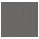 Vidaxl verzwaringsdeken 220x230 cm 11 kg stof grijs