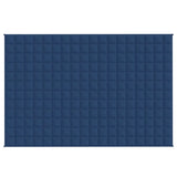 Vidaxl verzwaringsdeken 135x200 cm 10 kg stof blauw